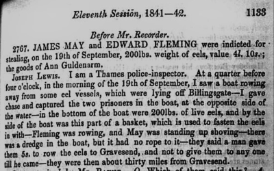 Palingdieven op de Theems (1841)